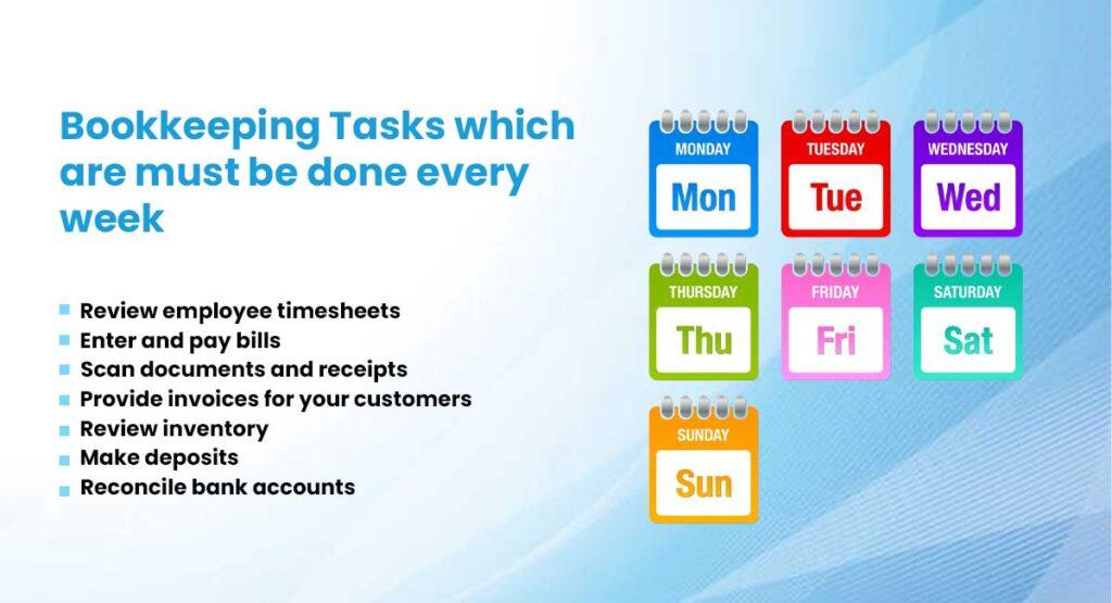 Bookkeeping Tasks